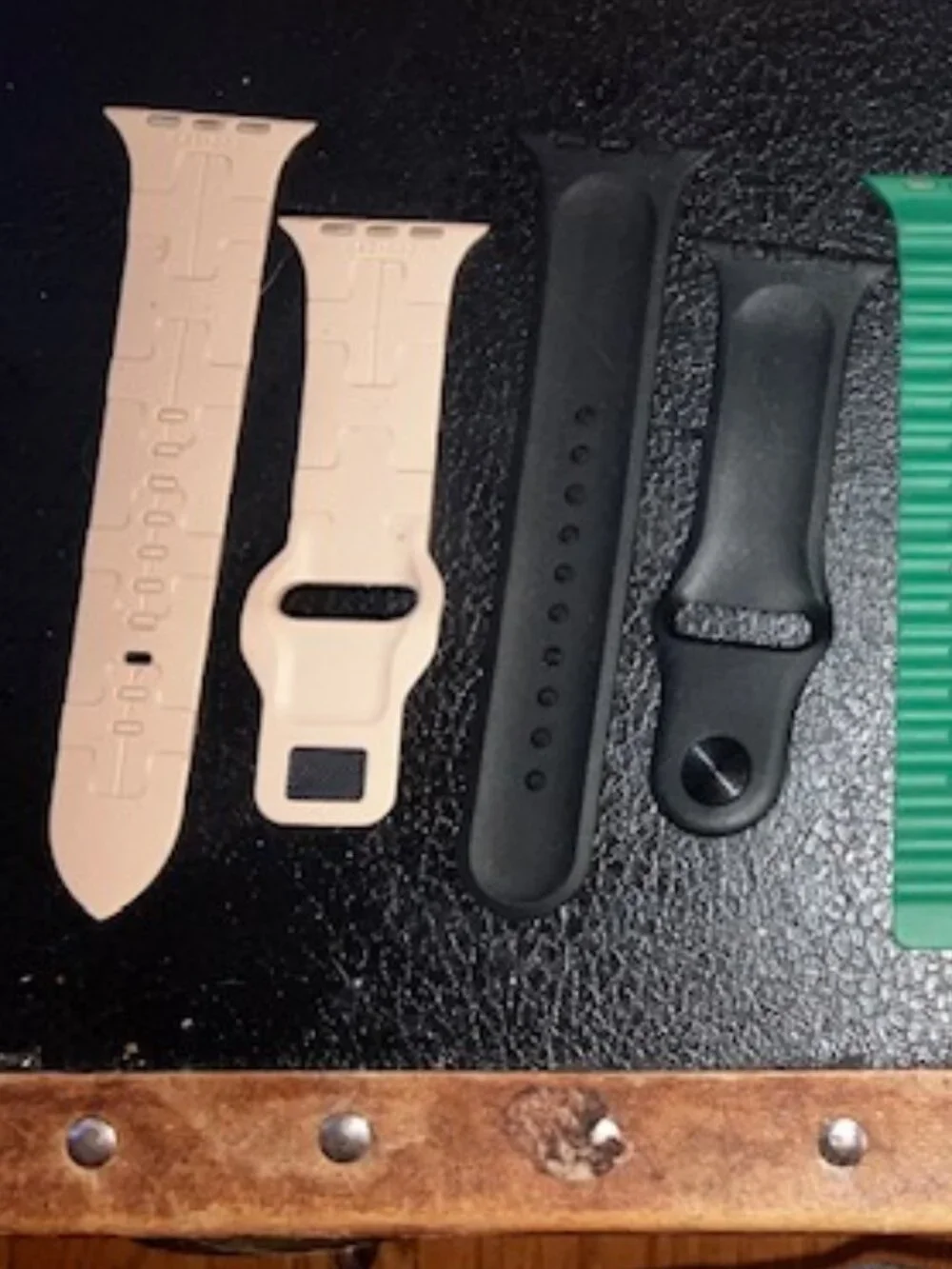 Lot of 5 Apple Smart iWatch Sport Silicone Bands  iWatch Series 9 8 7 6 5 4 3 SE
